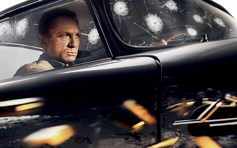 No Time to Die, 2020 poster, promotional materials, Bond 25, James Bond, Daniel Craig, main character, HD wallpaper