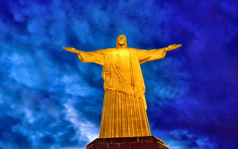 Statue, Brazil, Religious, Christ The Redeemer, Corcovado, HD wallpaper