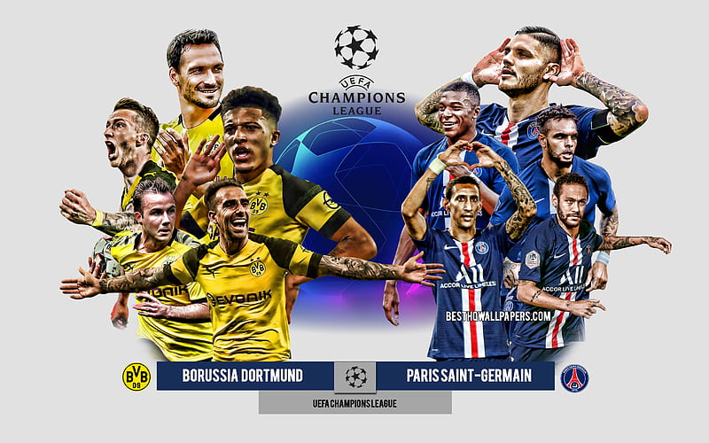 Borussia Dortmund Vs Psg Uefa Champions League Preview Promotional Materials Hd Wallpaper Peakpx