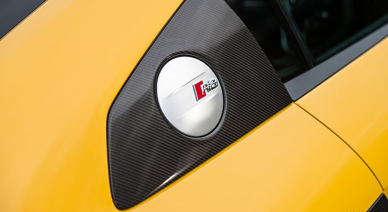 2016 Audi R8 V10 Plus Coupe (UK-Spec) Yellow - Fuel Door , car, HD wallpaper