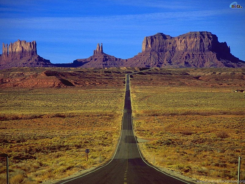 Highway In Monument Valley 1600 X 1200. Background, HD wallpaper