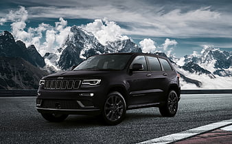 Jeep Grand Cherokee S road, 2018 cars, SUVs, new Grand Cherokee, Jeep, HD wallpaper