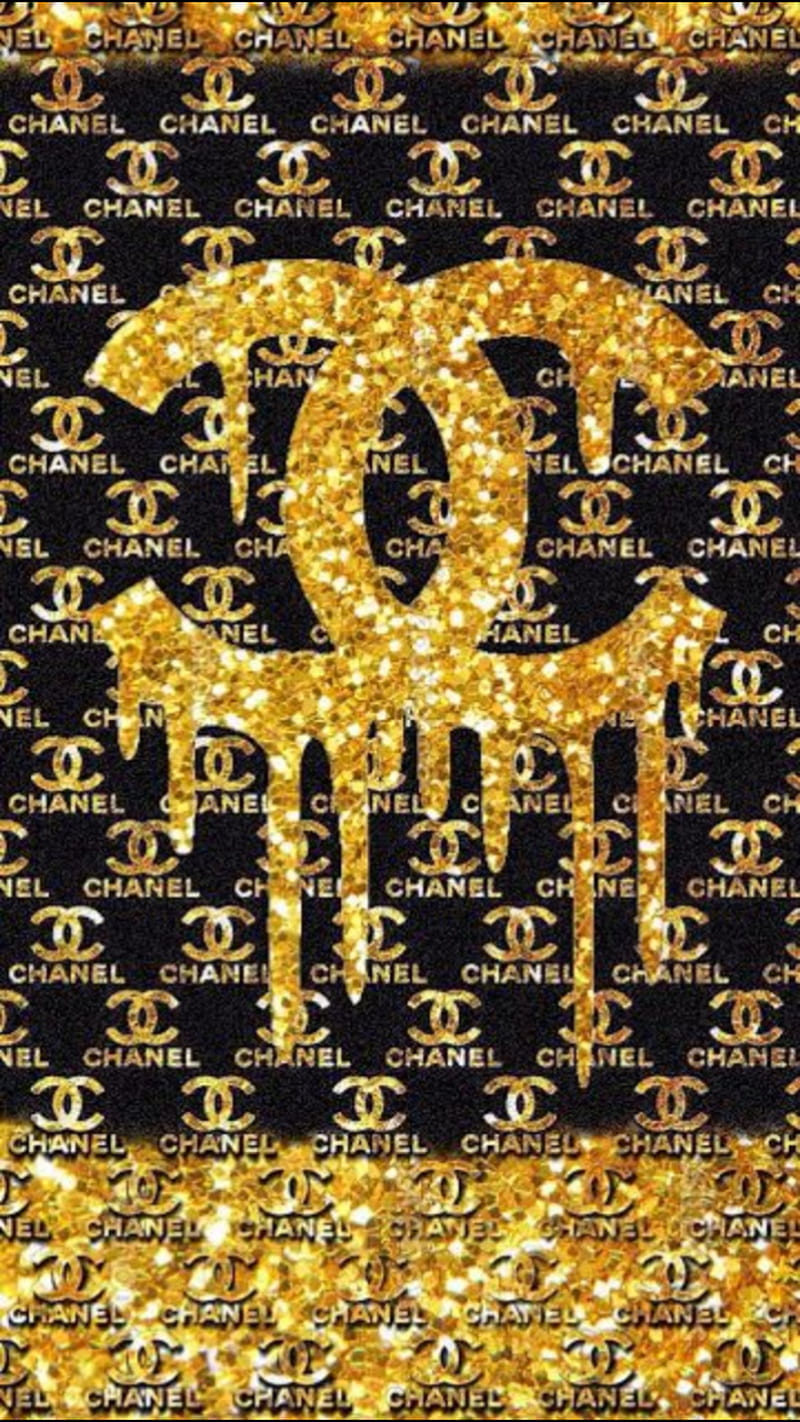 HD chanel gold logo wallpapers