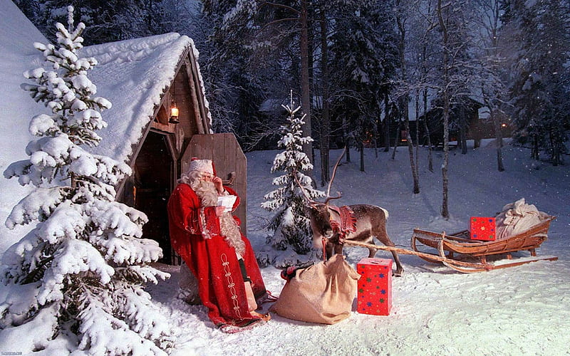 santa claus-2013 Merry Christmas, HD wallpaper