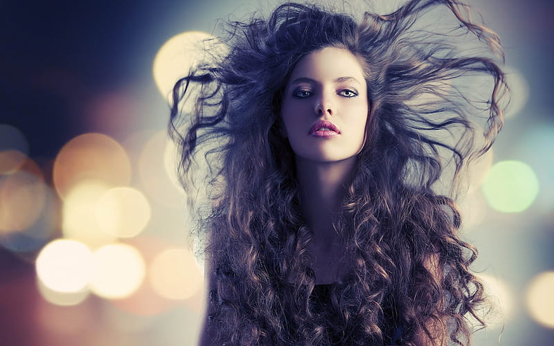 Curly Hair Girl, girls, hairs, HD wallpaper | Peakpx