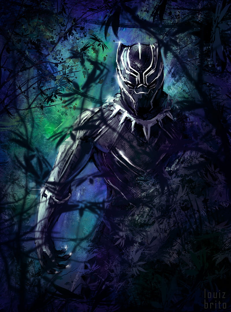 Black Panther, legend, marvel, superhero, wakanda, HD phone wallpaper