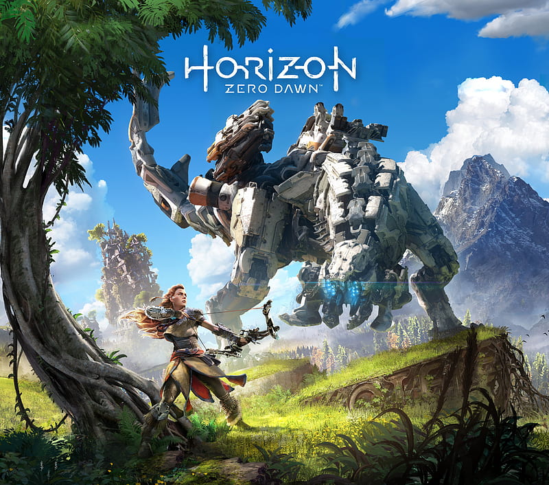 Horizon Zero Dawn, games, horizon, mecha, robots, zero dawn, HD wallpaper
