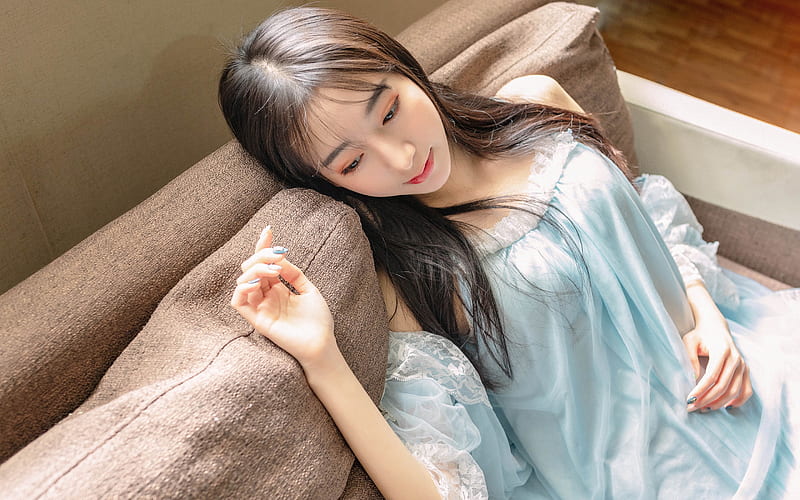 Pure pajamas girls 2020 China Beauty Model, HD wallpaper