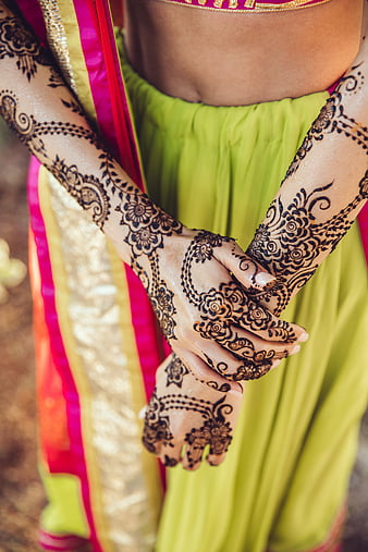 Left human hand with henna photo – Free Finger Image on Unsplash