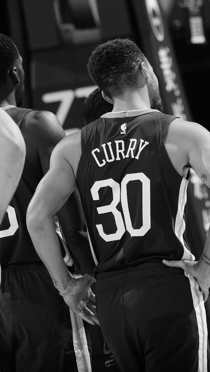 Backside Of Stephen Curry Is Standing In Black Background Stephen Curry, HD  wallpaper