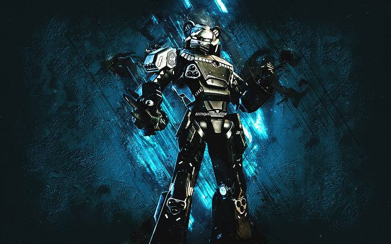 Fortnite Mecha Team Shadow Skin Fortnite Main Characters Blue Stone