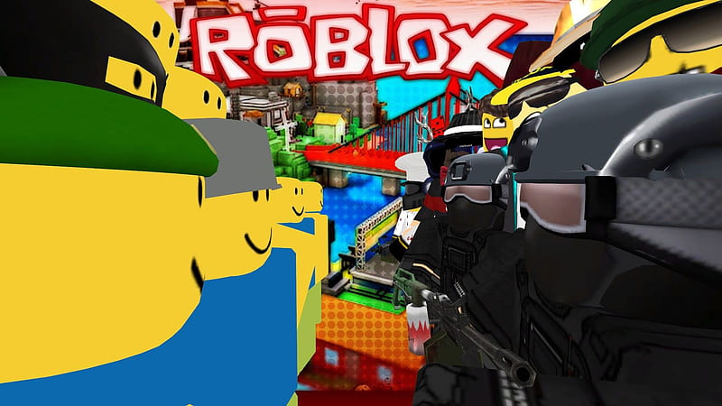 Download Three Game Characters Roblox 4K Wallpaper