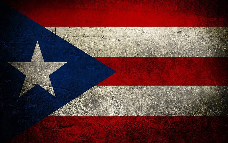 Puerto Rico, Puerto Rican flag, flags of the world, HD wallpaper