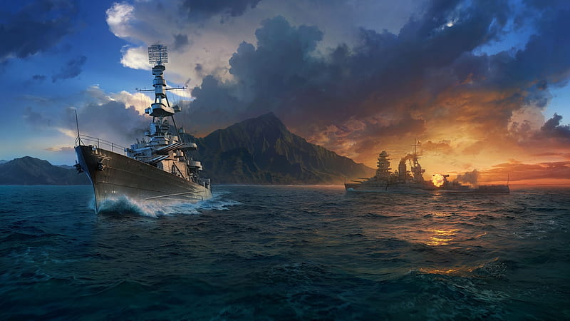 World Of Warships 2016, world-of-warships, games, pc-games, ps-games, xbox-games, HD wallpaper