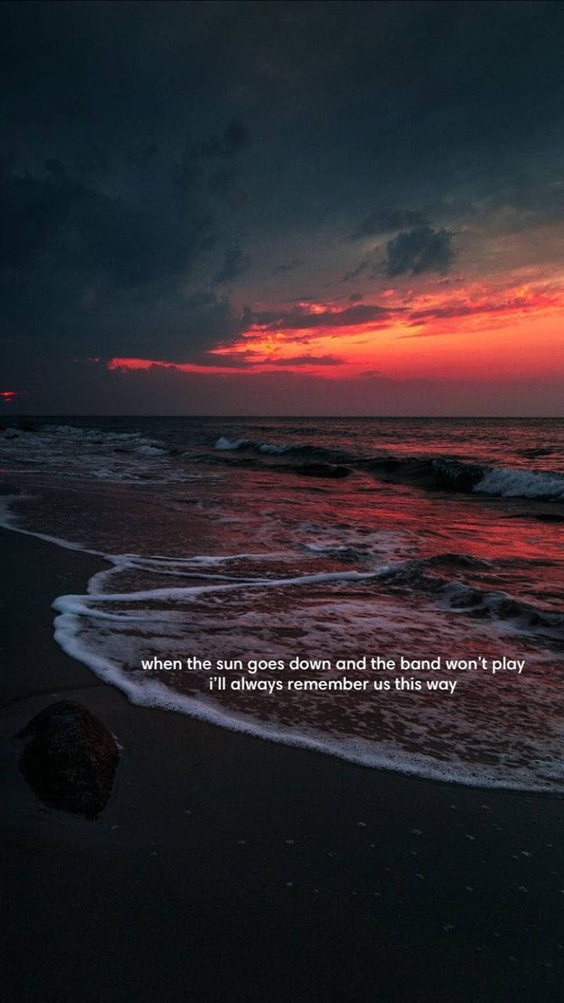 Quote In Dark Ocean Waves, HD phone wallpaper Quote In Dark Ocean Waves, HD phone wallpaper