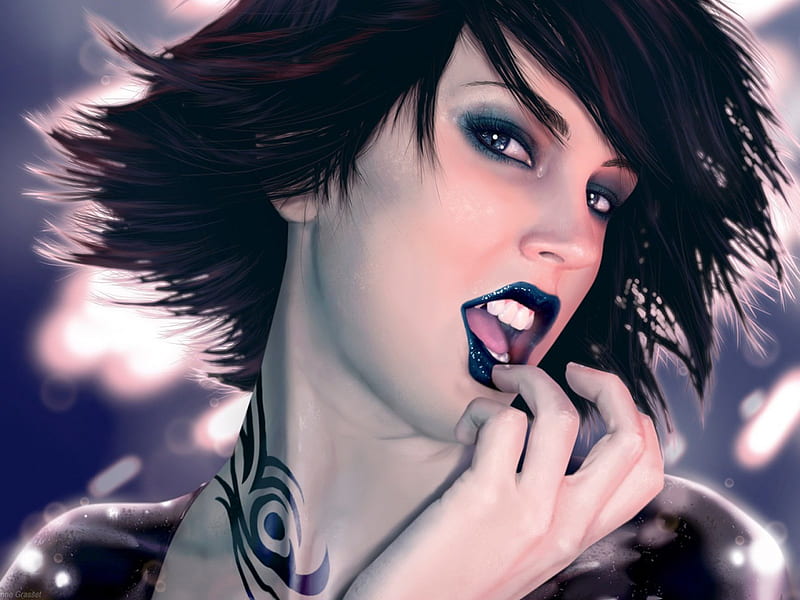 Rocker, babe, cg, HD wallpaper | Peakpx