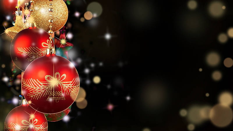 Beautiful Christmas Ornaments, ornaments, christmas tree, christmas, christmas ornaments, HD wallpaper