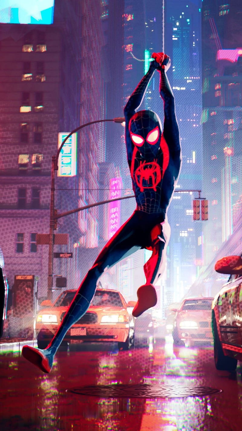samsung wallpaper men #Hintergrundbild #tapete Miles Morales en Spider-Man  Un nuevo univers…