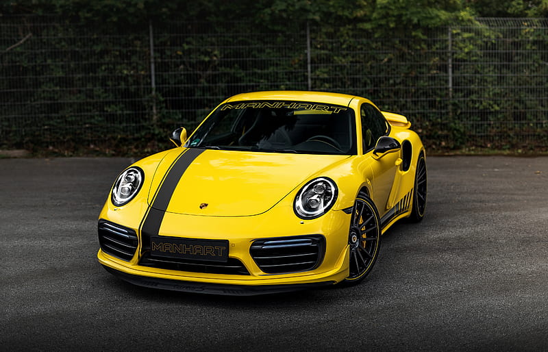 Porsche, Porsche 911 Turbo, Car, Porsche 911, Sport Car, Yellow Car, HD wallpaper