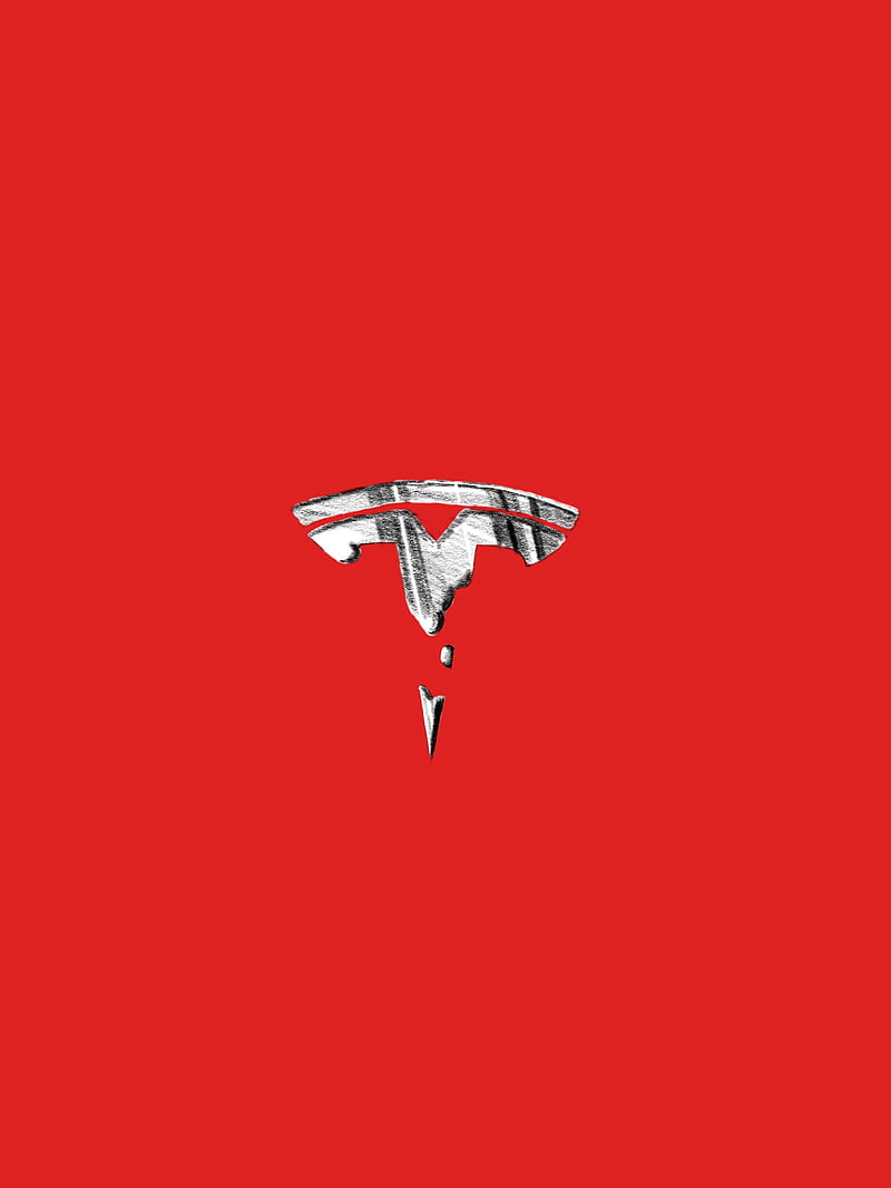Tesla logo, digital, HD phone wallpaper | Peakpx