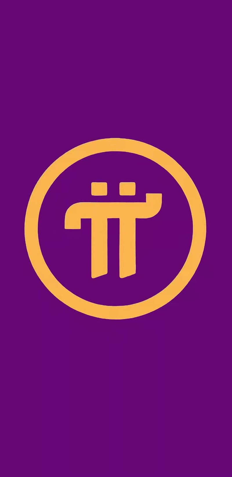 logo, simple background, circle, purple background, HD phone wallpaper