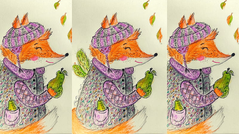 Meine Stimmung bei der Arbeit, Herbst, Fox, Autumn, Fuchs, HD wallpaper