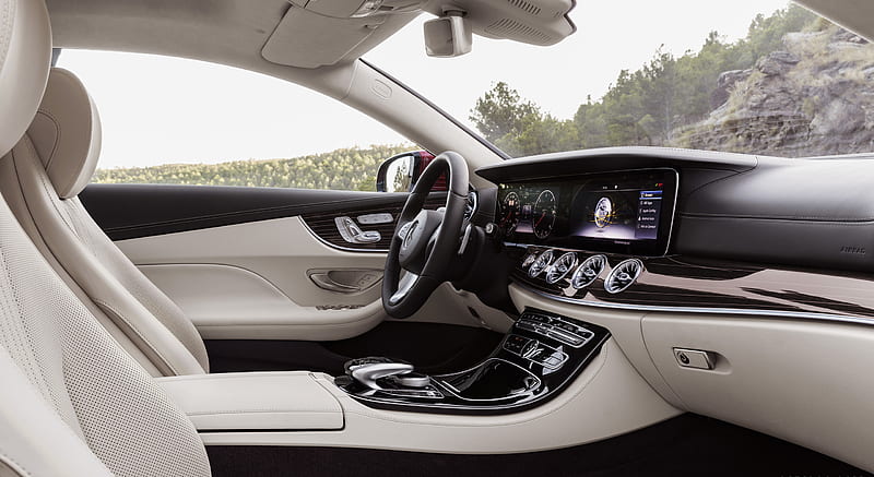 2018 Mercedes-Benz E-Class Coupe - Macchiato Beige / Espresso Brown Leather Interior, Seats , car, HD wallpaper