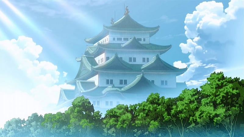 Torre japonesa de anime, torre, paisaje, japón, anime, naturaleza, Fondo de  pantalla HD | Peakpx