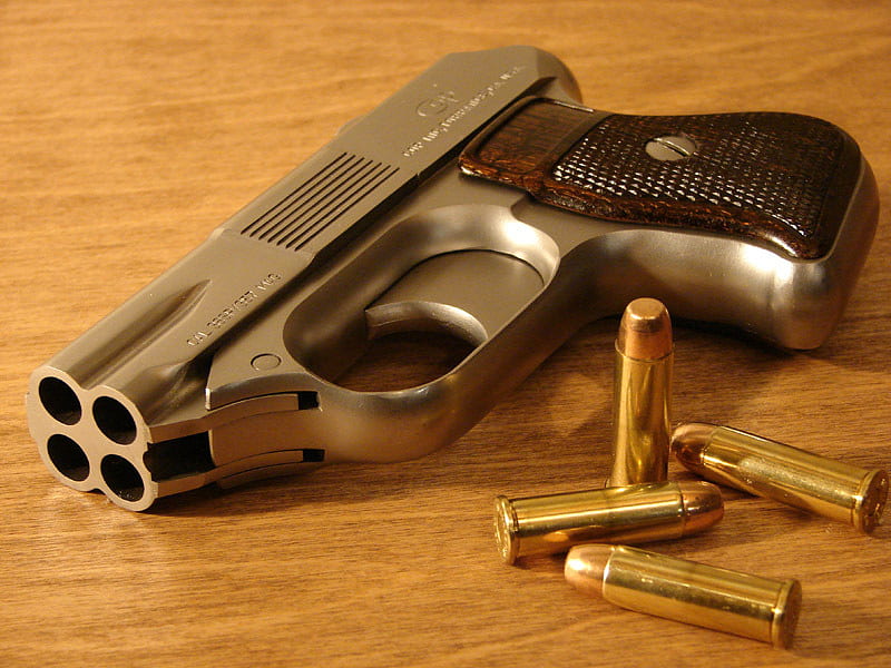 4-BULLET-SHOT-DERRINGER, pistol, handgun, weapon, usa, HD wallpaper