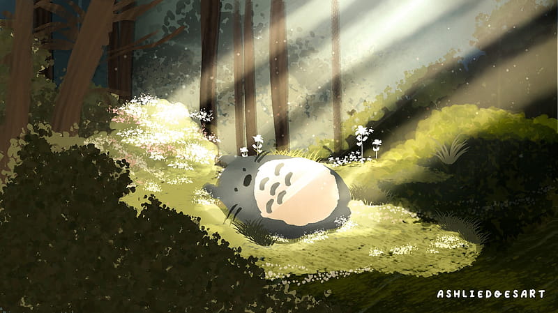 Studio Ghibli Totoro Digital Print, Ghibli Winter, HD wallpaper