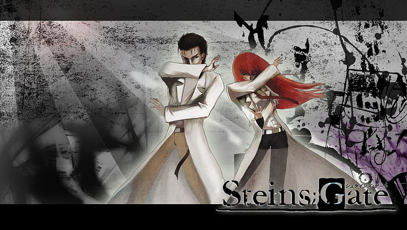 Steins;Gate, Purple, Lab Coat, Brown, Black, Cant think of a fourth, Boy, Red, I forgot there names, Red Head, White, Female, Male, gris, Girl, HD wallpaper