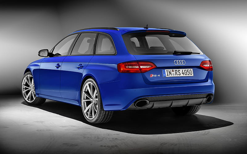 Audi, Audi RS4 Avant Nogaro, Blue Car, Car, Station Wagon, HD wallpaper