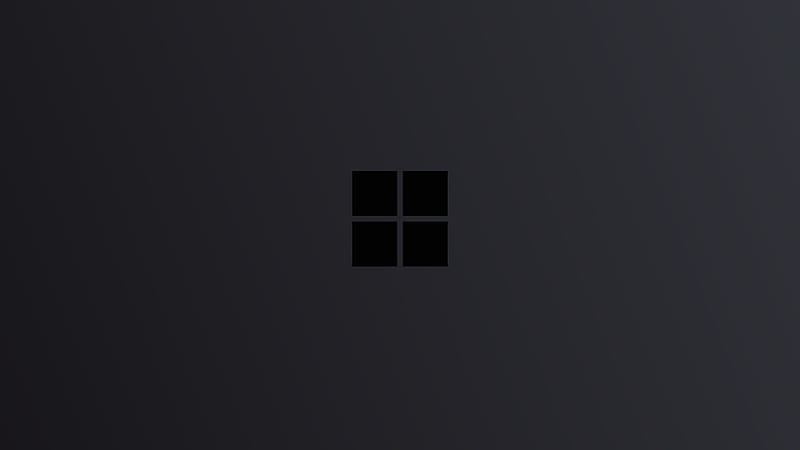 Windows 10 Logo Minimal Dark Laptop Full, Minimalist, , and Background,  Black, HD wallpaper | Peakpx