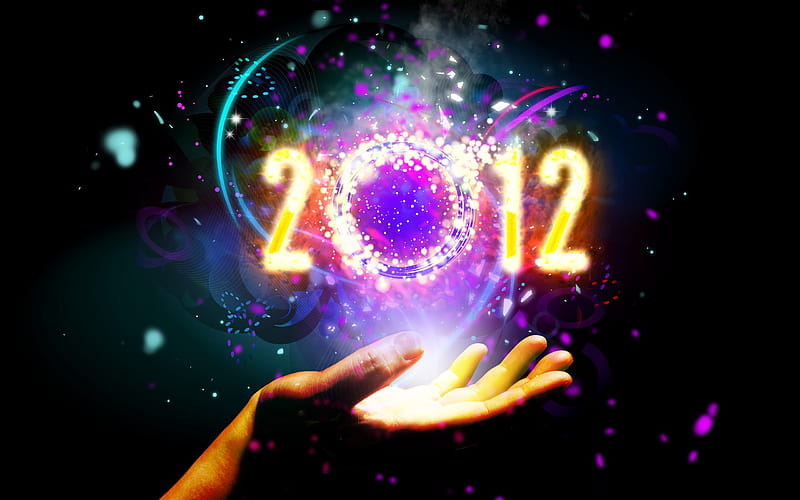Happy New Year-2012 Year theme 29, HD wallpaper