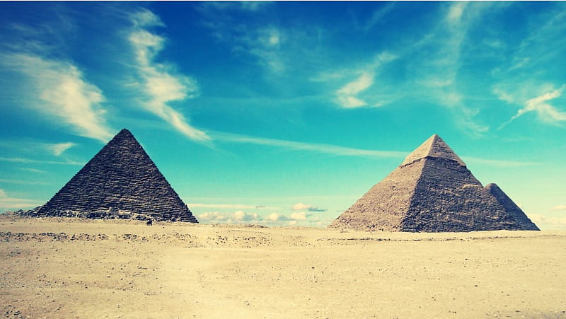 Egyptian Pyramids, HD wallpaper