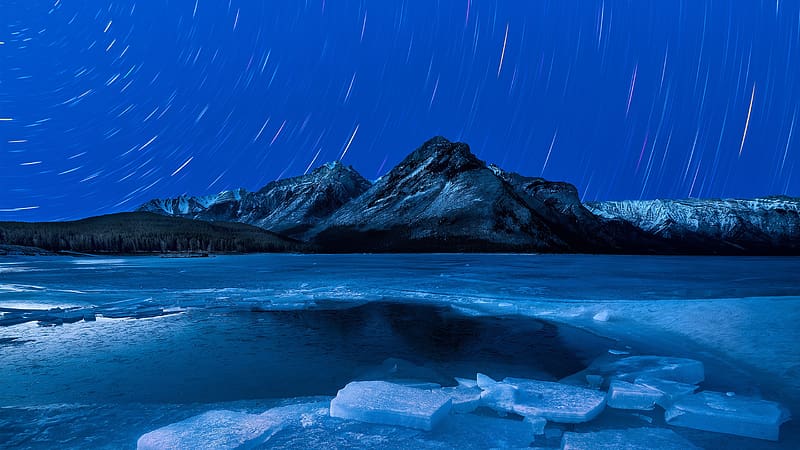 Glacier Lake Minnewanka Alberta Canada 2024 Bing, HD wallpaper
