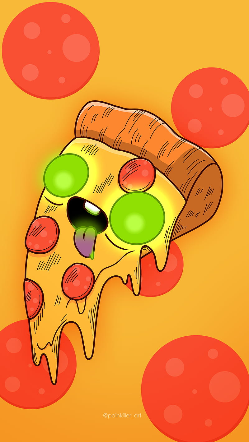 ZOMBIE PIZZA, anime, cheese, darkness, food, nightmare, pepperoni, pizza  lovers, HD phone wallpaper | Peakpx