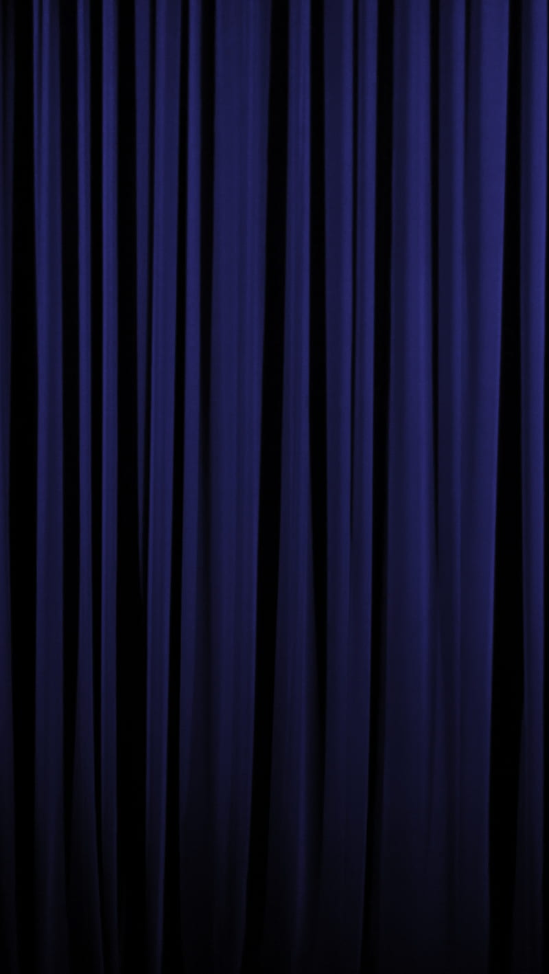 blue curtain, calm, cinema, cool, curtain, nice, theatre, HD phone wallpaper