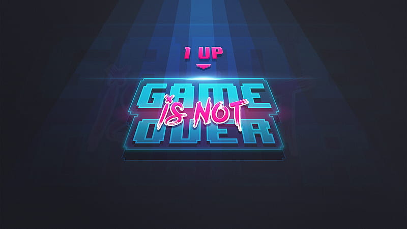 game is not over, pixel art, Games, HD wallpaper
