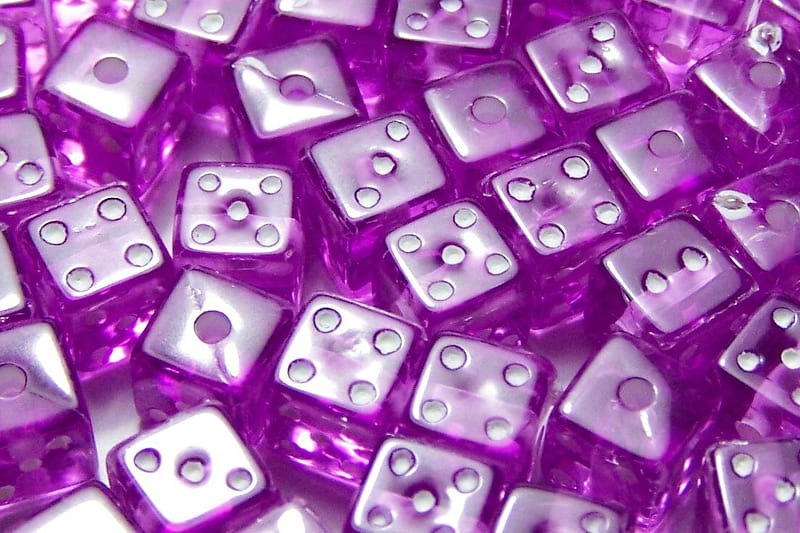 Purple dice, lalala, HD wallpaper