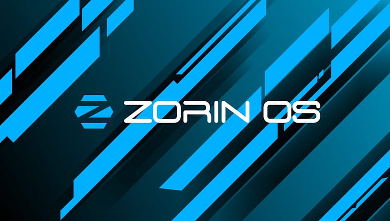 Zorin OS 8 Techno, Zorin, Black, OS, Ubuntu, Linux, 8, UNIX, Gravity, Debian, Blue, HD wallpaper