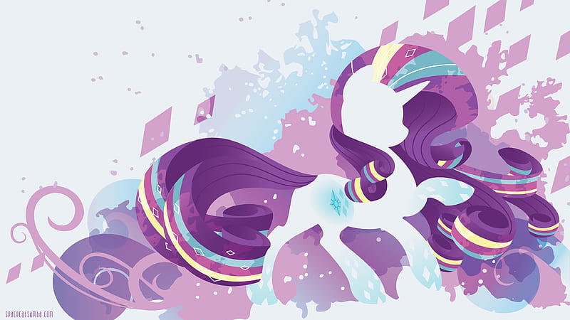 My Little Pony, My Little Pony: Friendship is Magic, Rarity (My Little Pony) , Minimalist, HD wallpaper
