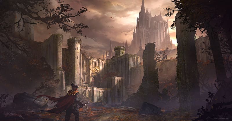 Fantasy, Gothic, Castlevania, City, Castle, HD wallpaper