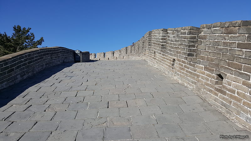 The Great Wall of China, Beijing, China, Wall, Beijing, Great, China, Sky, Stone, Brick, Shadow, HD wallpaper