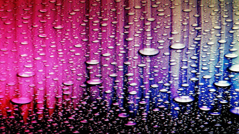 Satysfying water, drops, colourful, HD wallpaper | Peakpx