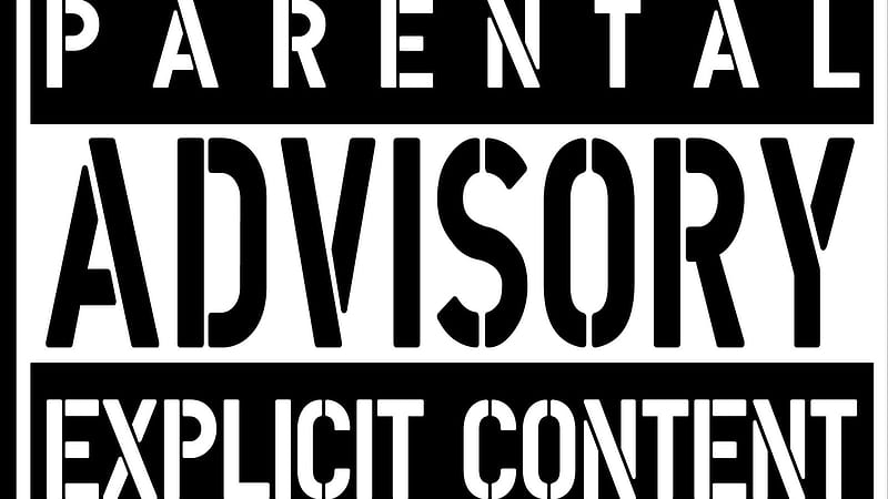 Parental Advisory - Explicit Content, , warning, black and white, explicit content, other, HD wallpaper