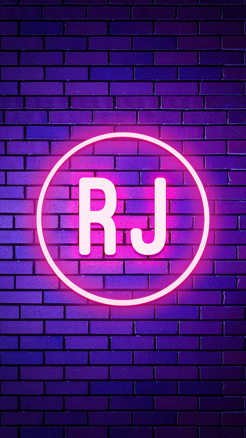 Tale nominelt lokal RJ, Name, Neon RJ, Neon light, Neon name, name design, person name, HD  phone wallpaper | Peakpx