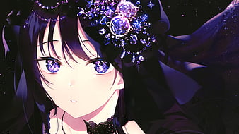 3840x1080px, free download, HD wallpaper: anime, anime girls, dark hair,  face, glasses