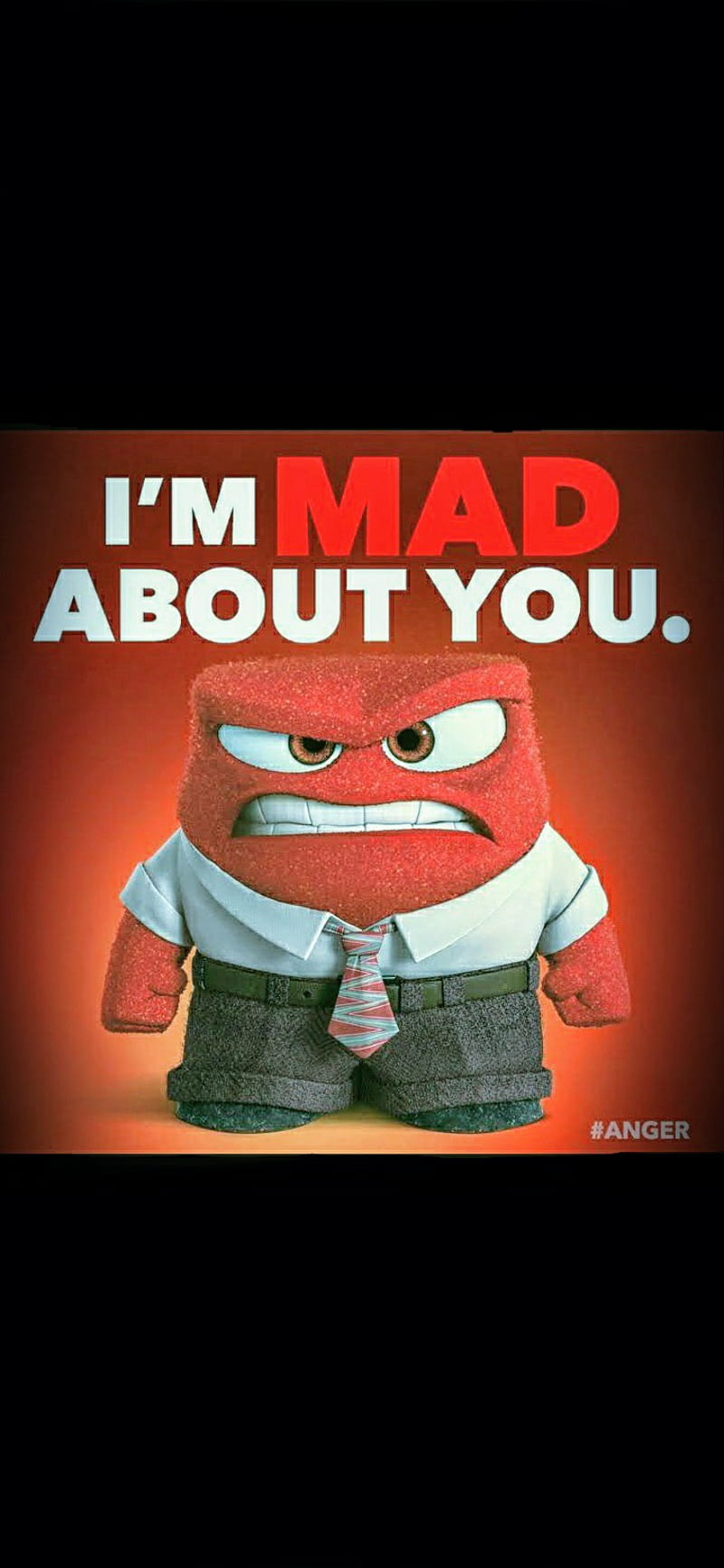Inside Out, anger, funny, HD phone wallpaper
