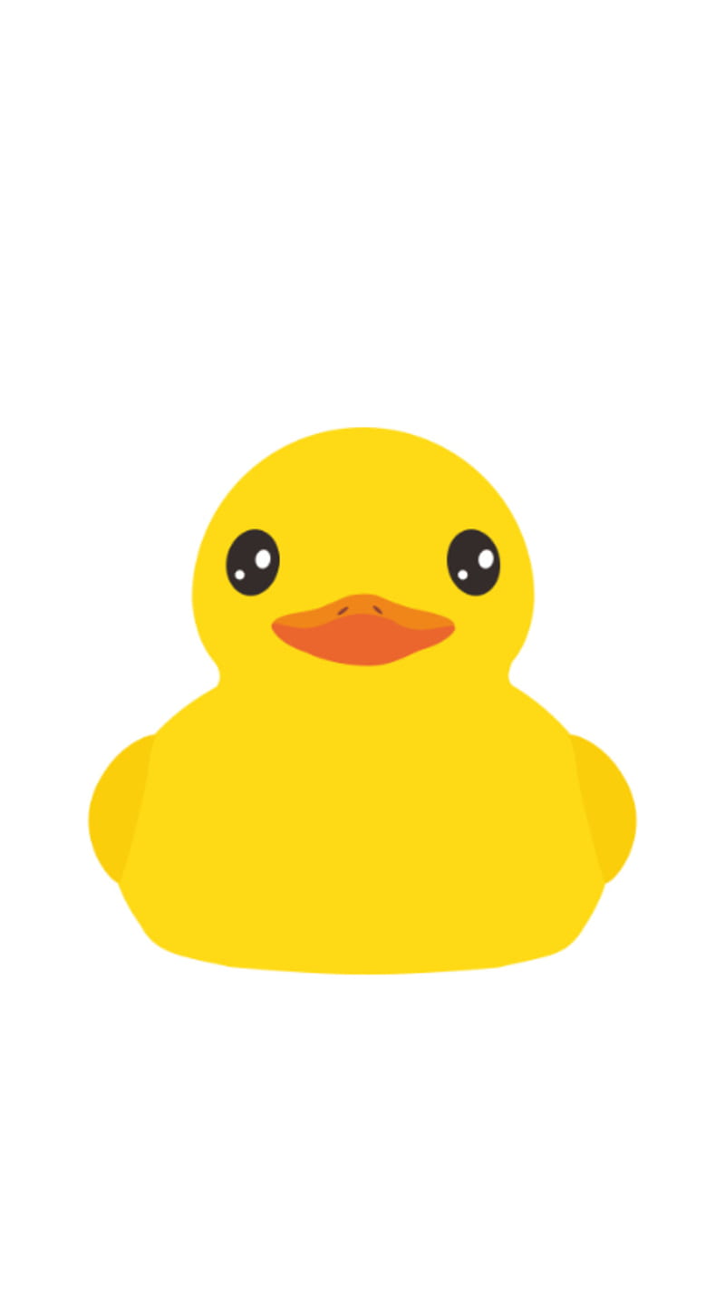 Rubber ducky, cute, duck, rubber duck, HD phone wallpaper